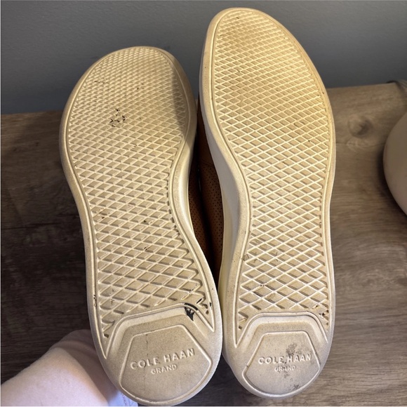 Cole Haan Mens Grand Crosscourt II Sneakers Shoes Brown Leather Size 11.5M - Picture 11 of 12